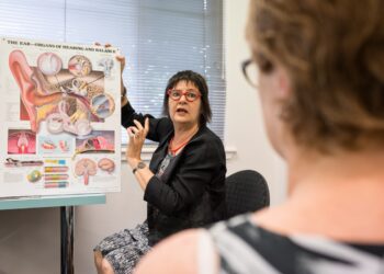 Melbourne audiologist and tinnitus specialist Myriam Westcott launched the website as a resource for the public and clinicians. Image: Myriam Westcott.