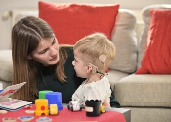 Researchers said the approach could allow intensified therapy to be offered earlier to children forecast to struggle more with spoken language. Image: Laurentiu Iordache/sstock.adobe.com.