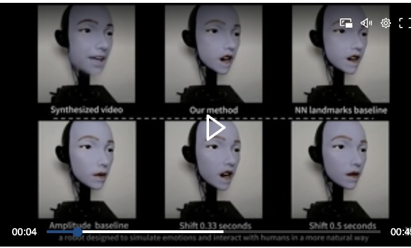 Humanoid robot face lip-syncs across 12 languages for realistic ...