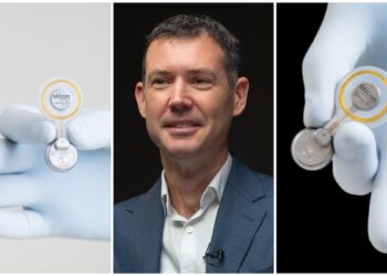 The live stream will include a Sentio Implant procedure performed by UK ENT surgeon Mr Peter Monksfield. Images: Oticon Medical and Peter Monksfield.