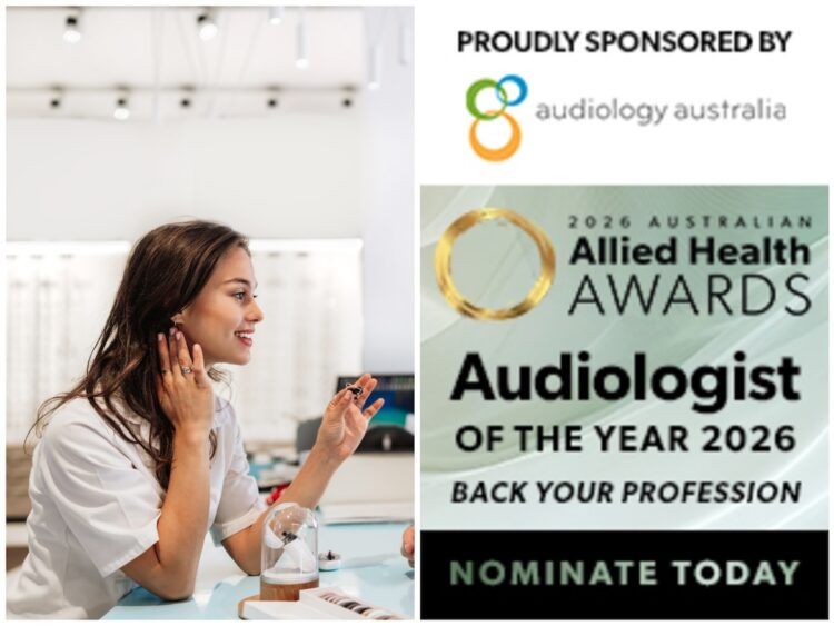 Audiology Australia is proud to sponsor the 2026 Allied Health Awards to offer the Audiologist of the Year category. Image: Dusko/stock.adobe.com/Audiology Australia/ Allied Health Awards.