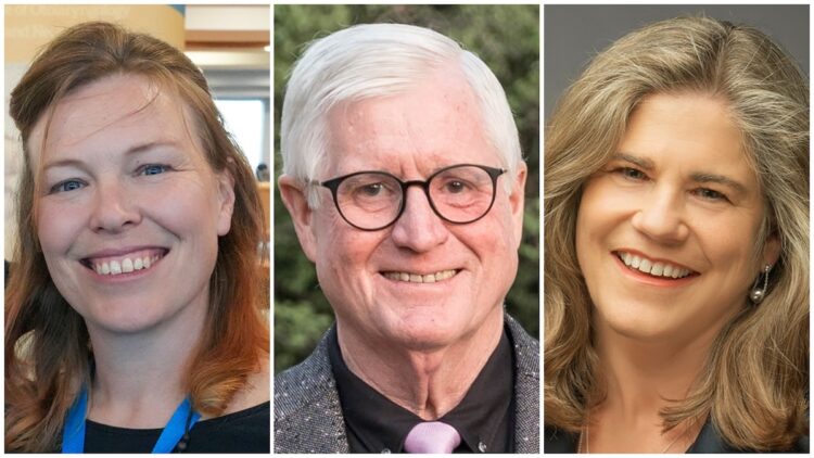 Speakers at the free awards webinar are, from left, Passe & Williams Foundation grants and finance manager Keira Mason-Hill, and board directors Professor Robert Black OAM and Professor Mary Wlodek. Images: Passe & Williams Foundation.