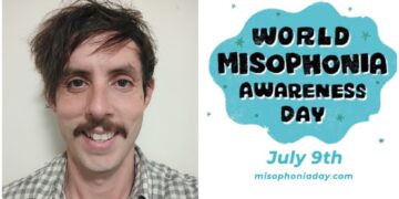 UQ audiology student Ben Lamberton has strategies that help him manage his misophonia. Images: Ben Lamberton/World Misophonia Day website.