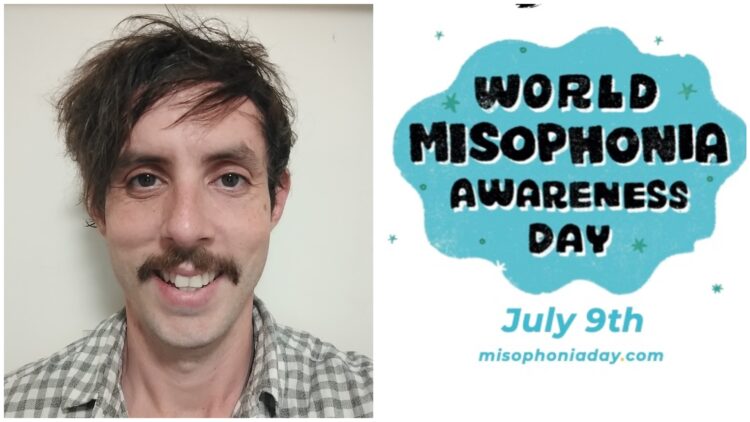UQ audiology student Ben Lamberton has strategies that help him manage his misophonia. Images: Ben Lamberton/World Misophonia Day website.